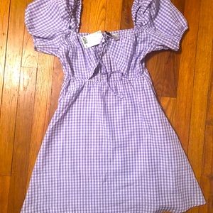NWT H&M Summer Gingham Dress